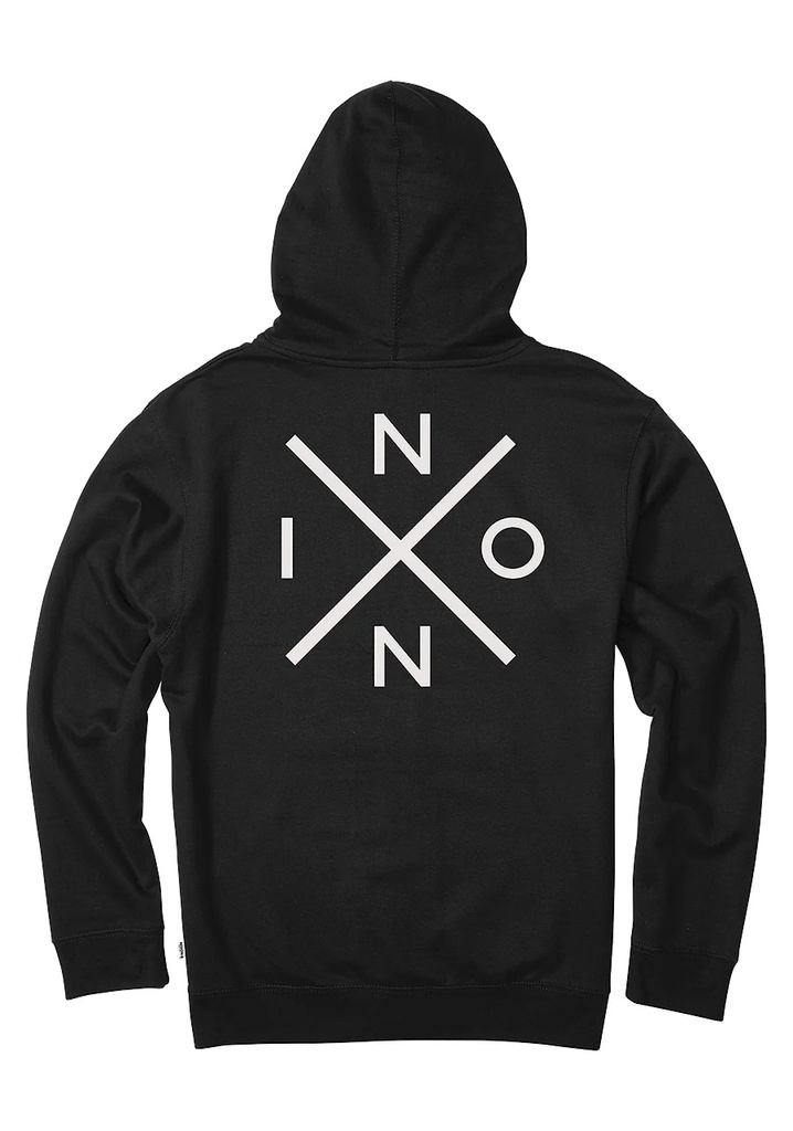 HOODIE NIXON SPOT FULL ZIP BLACK 5 0 Boardshop